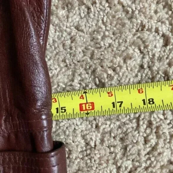 UNWORN Vintage Leather Trench Size Small Boho Spring Daily Wear NWT - Picture 10 of 11